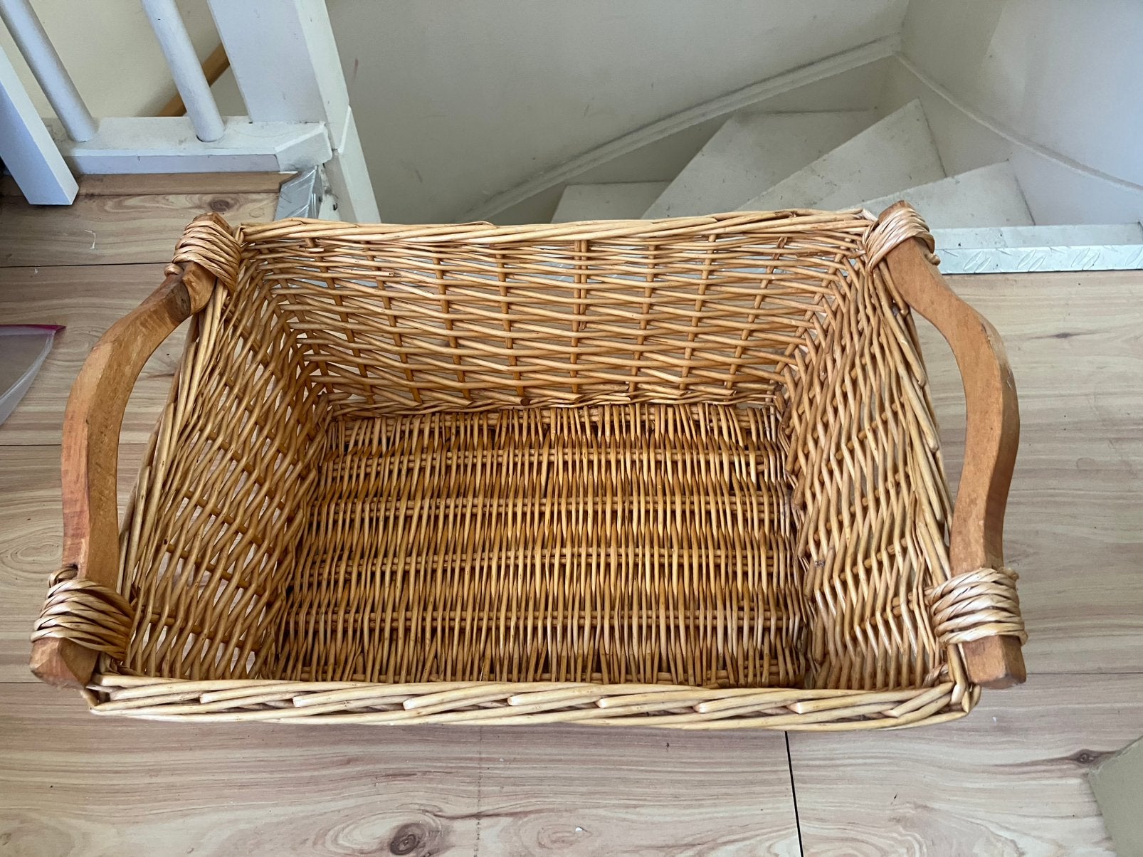 Mand (44x34x22cm), Ophalen of Verzenden, Zo goed als nieuw, Rond, Riet