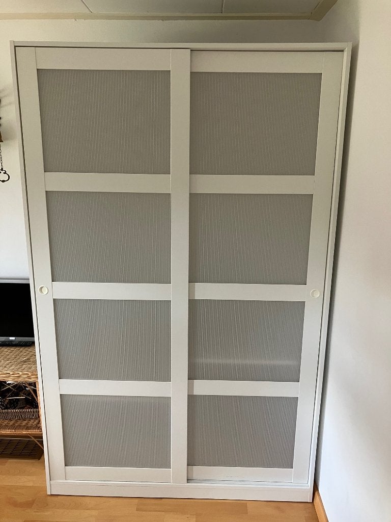 Kledingkast wit, van Ikea, Ophalen, Met deur(en), 50 tot 100 cm, Zo goed als nieuw