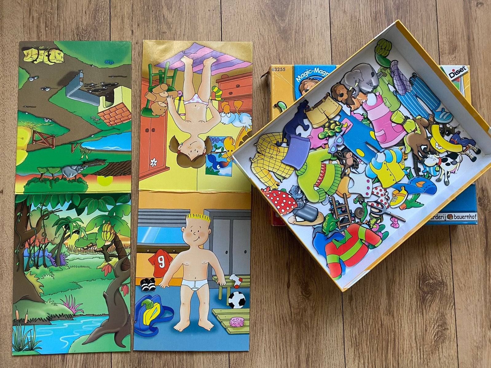 Magneten spel / Magic Magnet met 2 borden en magneten, Ophalen of Verzenden, Gebruikt, Jongen of Meisje
