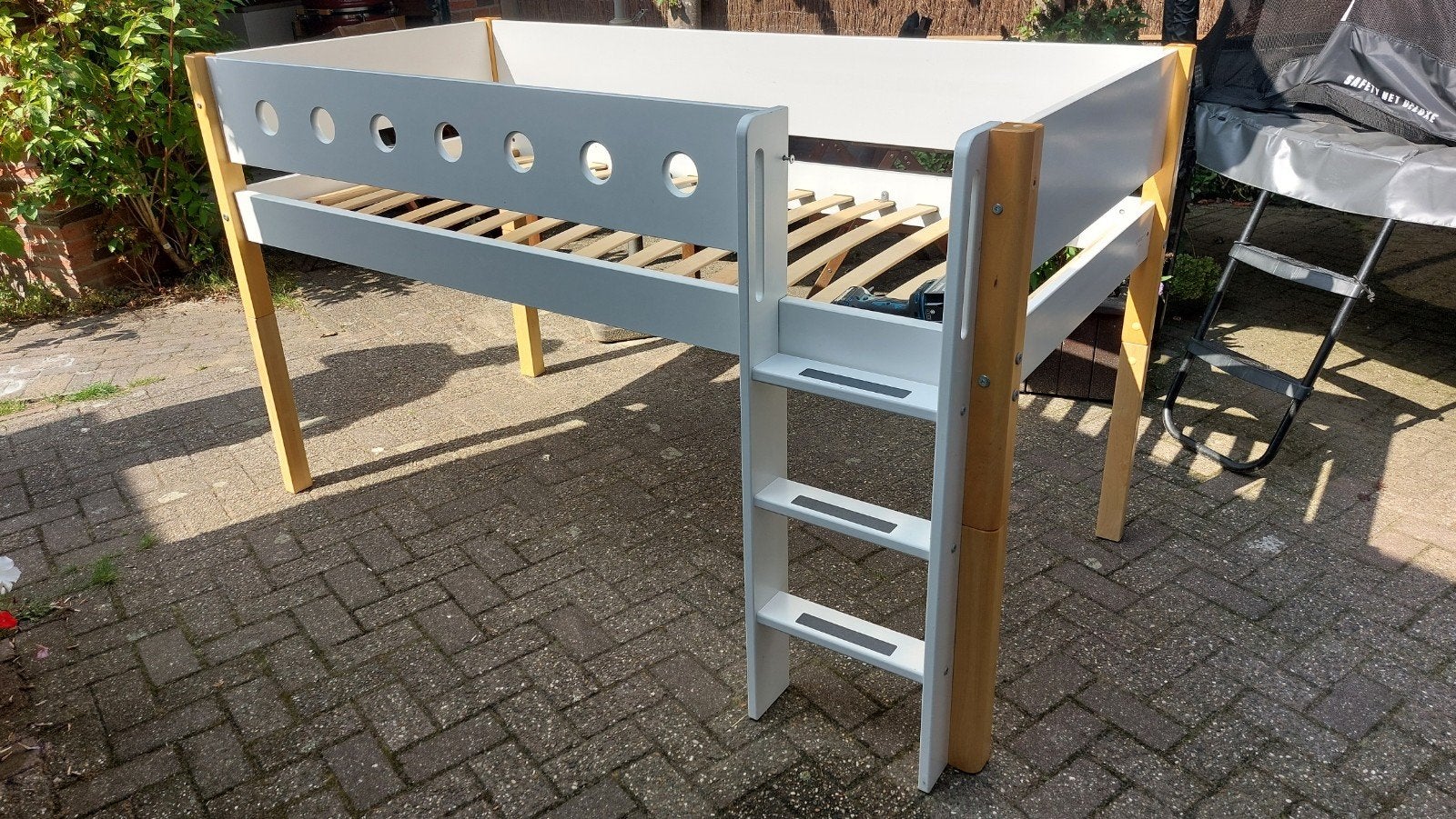 Flexa bed halfhoogslaper, Ophalen, Gebruikt, 90 cm, Eenpersoons