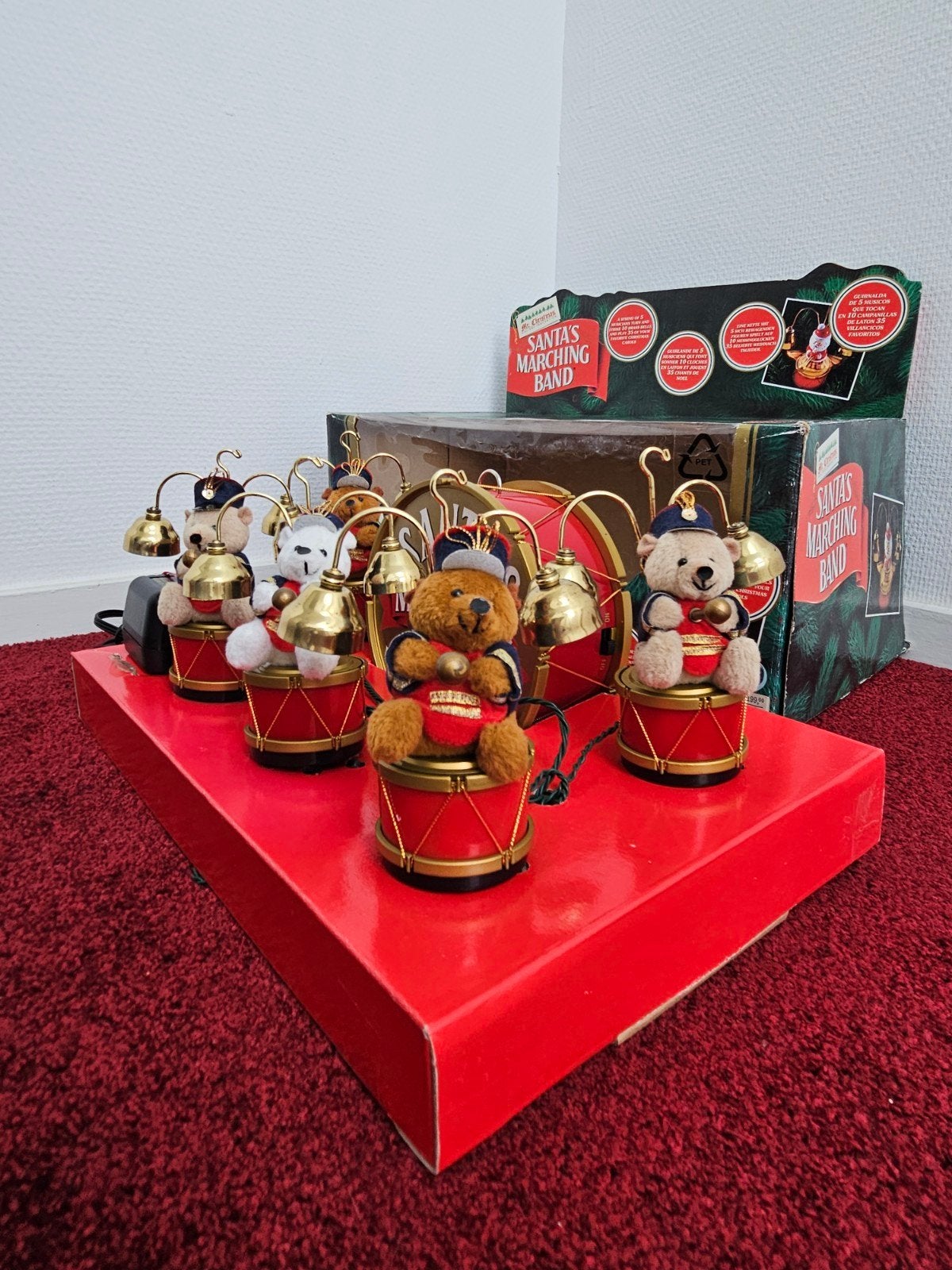 Santa Claus Marching Band (kerstversiering), Ophalen, Gebruikt