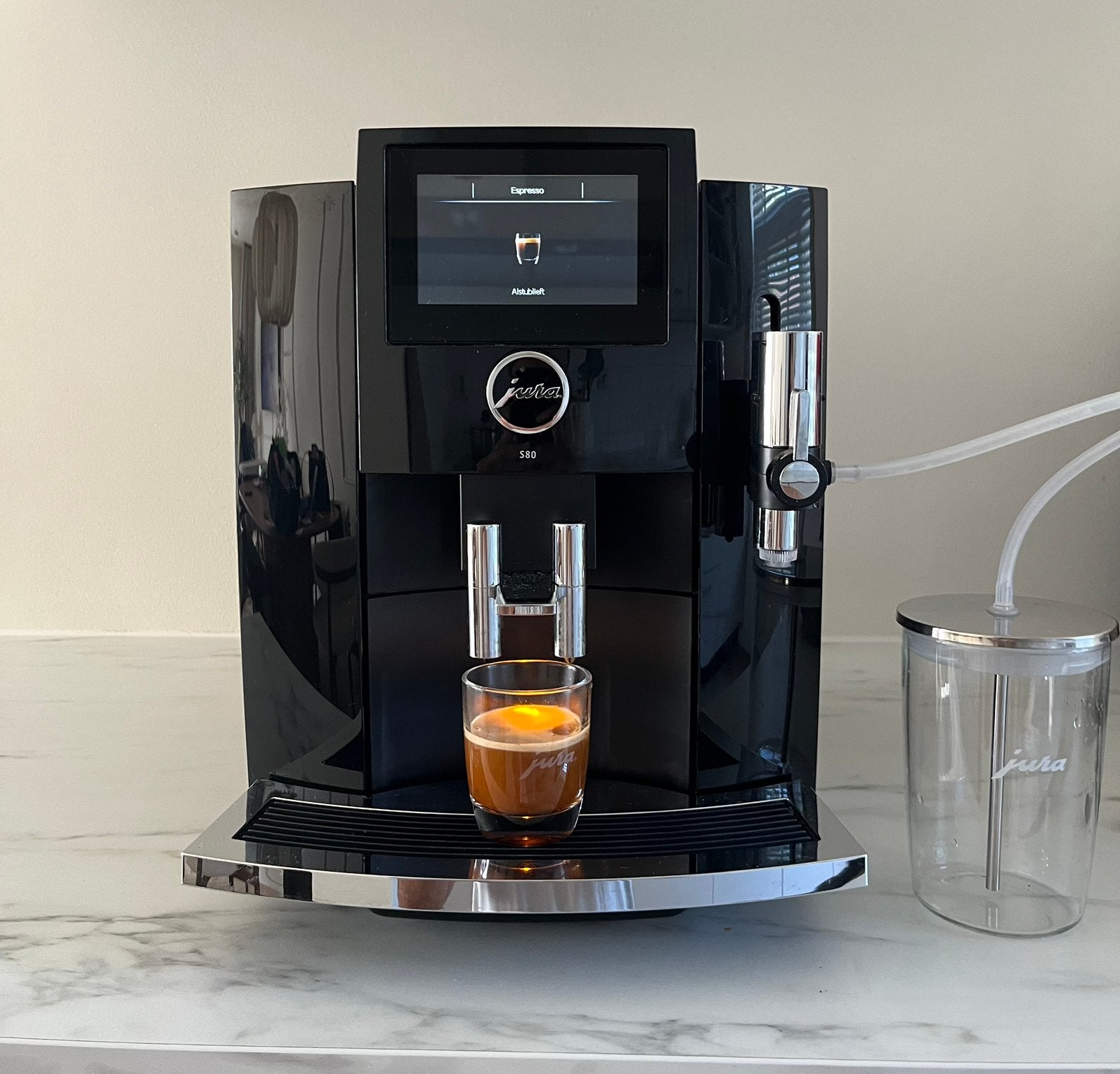 Jura S8/80 koffiemachine, Afneembaar waterreservoir, 10 kopjes of meer, Koffiemachine, Ophalen of Verzenden
