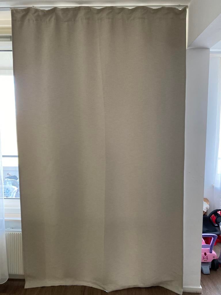 4 stukken IKEA VILBORG overgordijn 145x240cm, Huis en Inrichting, Stoffering | Gordijnen en Lamellen, Gebruikt, 100 tot 150 cm