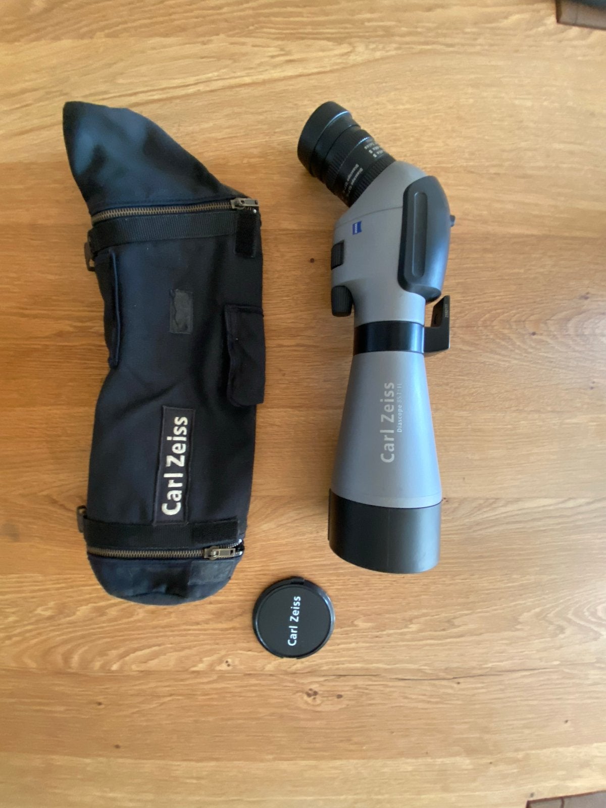 Carl Zeiss Diascope 85  T* FL met 20-60x ocula, Ophalen of Verzenden, Zo goed als nieuw, 80 tot 200 mm, Lenzentelescoop (refractor)