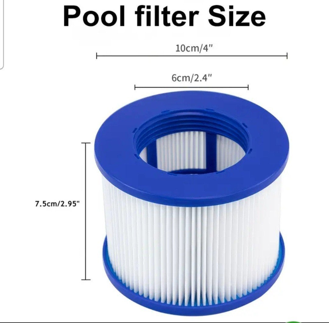 10 filters voor spa bubbelbad - 10cm x 7.5cm, Ophalen of Verzenden