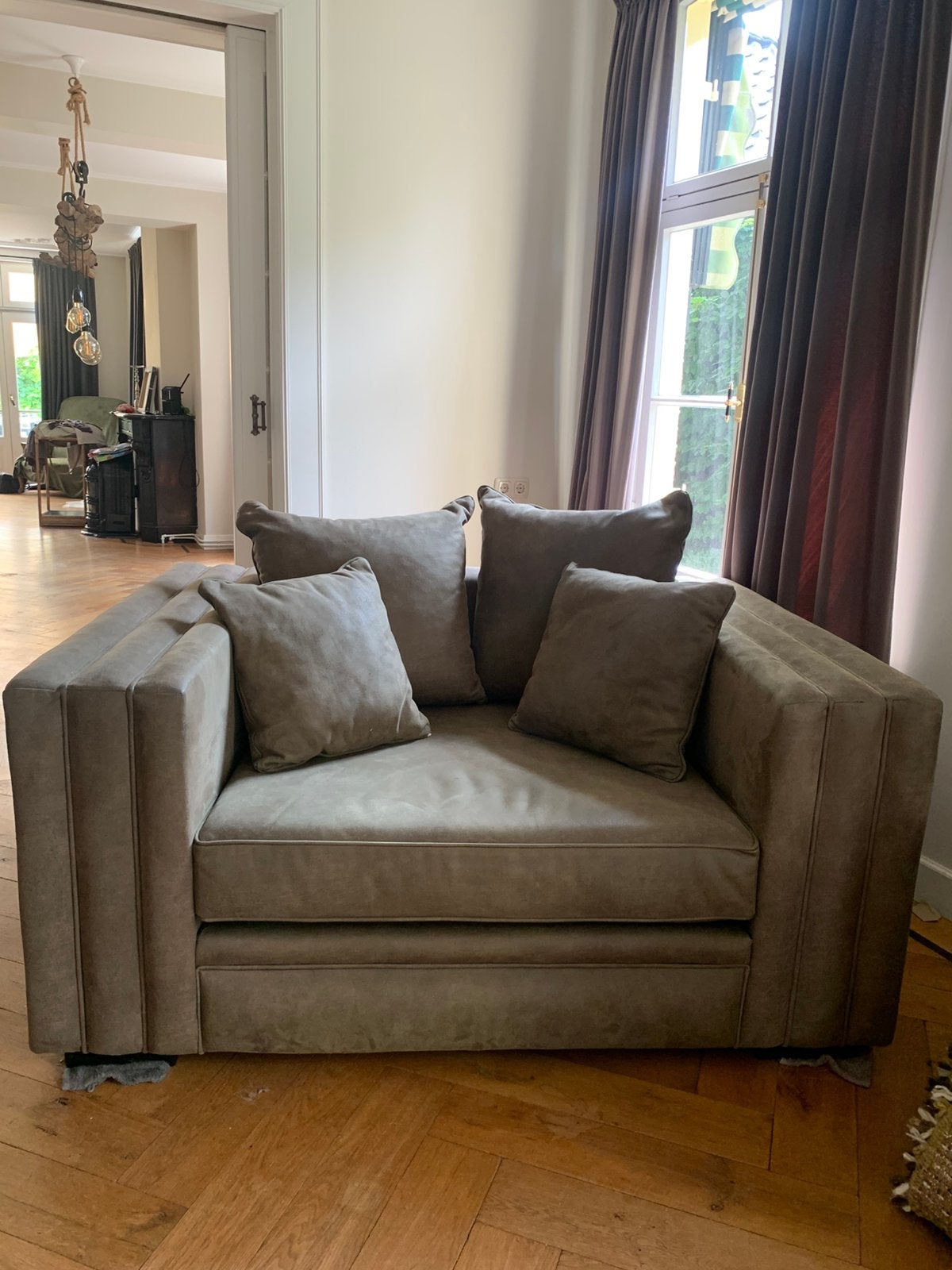 Gave loveseat, Ophalen, Eenpersoons, 100 tot 125 cm, 150 tot 200 cm