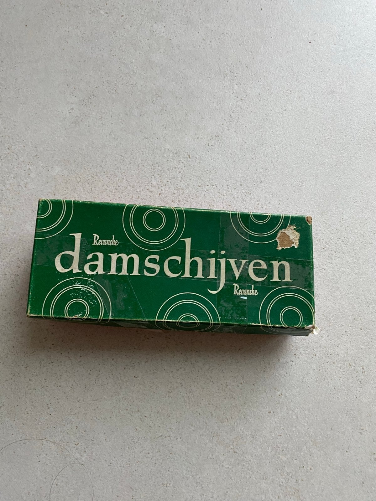 Vintage Revanché Damschijven - Compleet en Gebruikt, Hobby en Vrije tijd, Een of twee spelers, Ophalen of Verzenden, Gebruikt