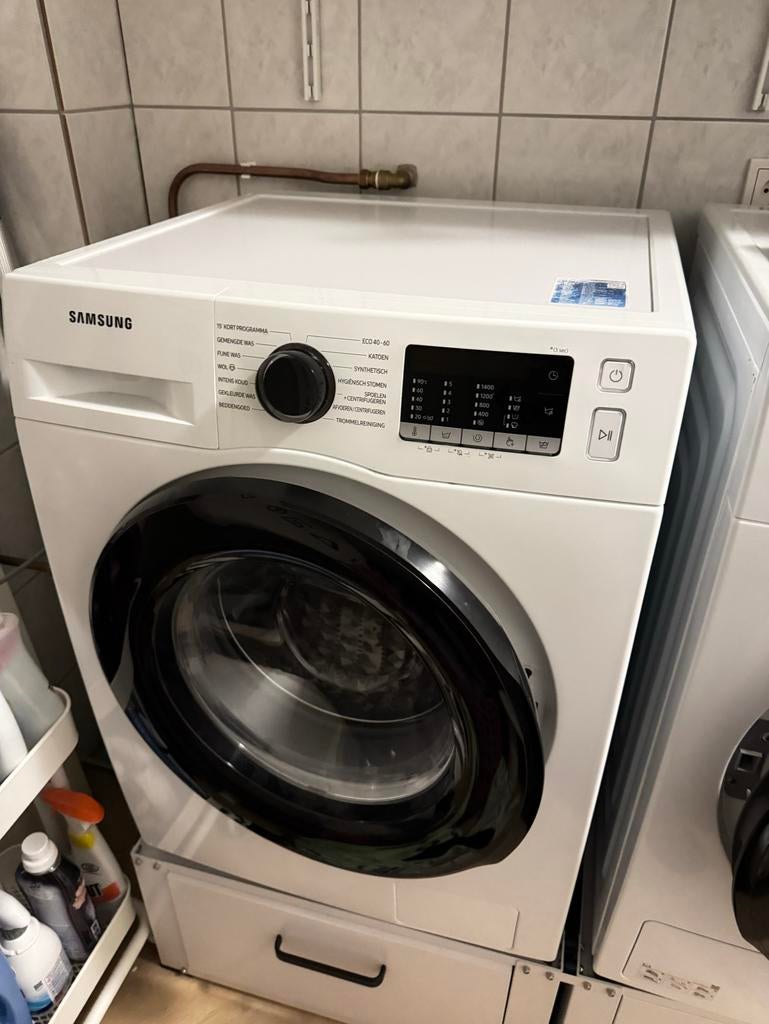 Samsung wasmachine 8kg 1400 rpm WW80TA049AE, Ophalen, Gebruikt, Voorlader, Energieklasse A of zuiniger