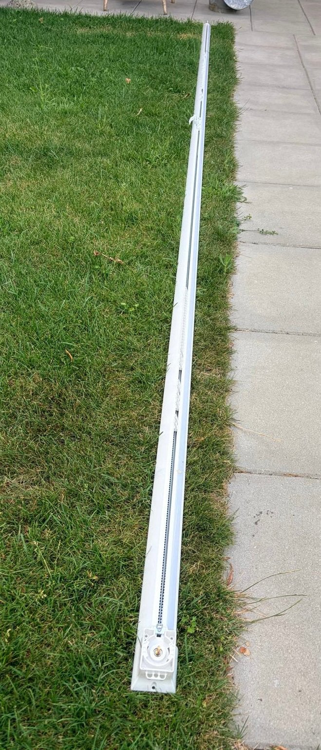 Gordijnrail DSXL elektrisch 493cm lang Forest, Ophalen, Zo goed als nieuw