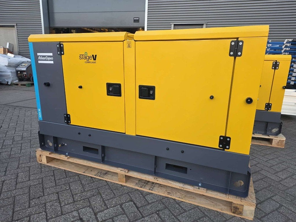 Nieuwe Atlas Copco Stage V Aggregaat - Direct Leverbaar, Ophalen, Dieselolie, Geluidgedempt, Nieuw