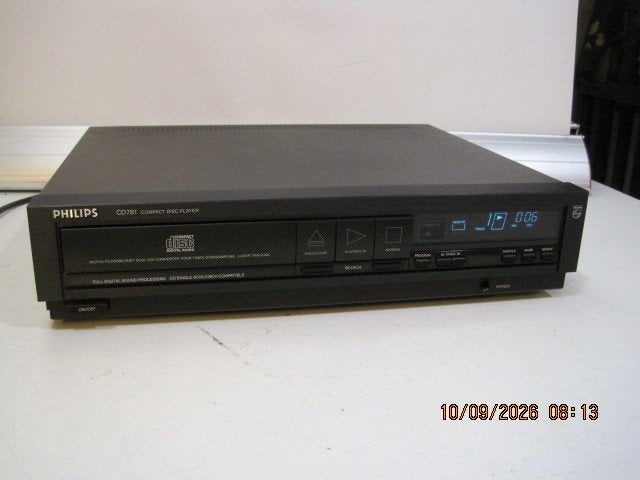philips CD781 compact disc player werkend (399), Ophalen of Verzenden, Gebruikt, Philips