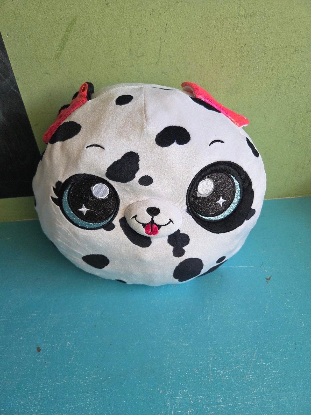 Schattig Dalmatiër Knuffelkussen - Zo goed als nieuw, Zo goed als nieuw, Middelgroot (20 tot 80 cm), Wit, Hond
