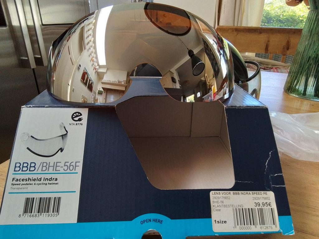 Nieuw vizier bbb speed pedelec helm.  Voor indra helm., Fietsen en Brommers, Fietsaccessoires | Fietshelmen, Ophalen of Verzenden