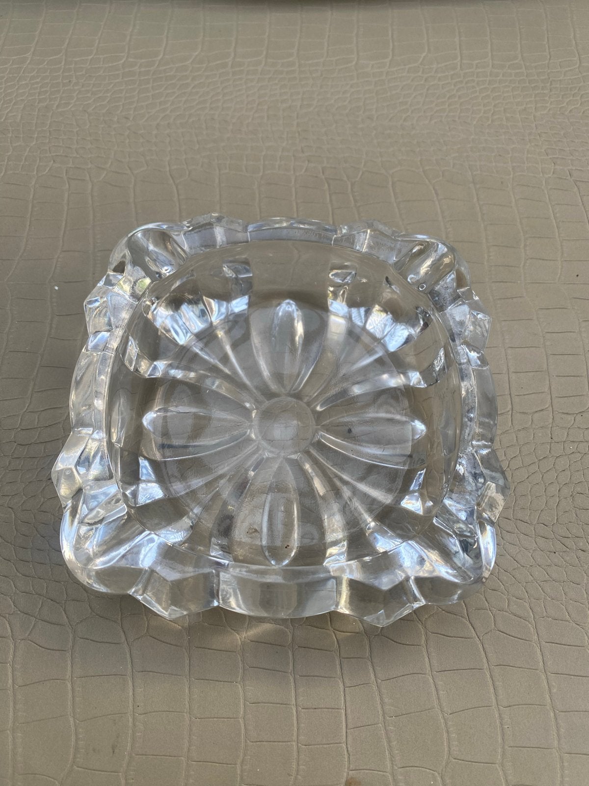 Vintage Glazen Asbak - Decoratief en Functioneel, Ophalen of Verzenden