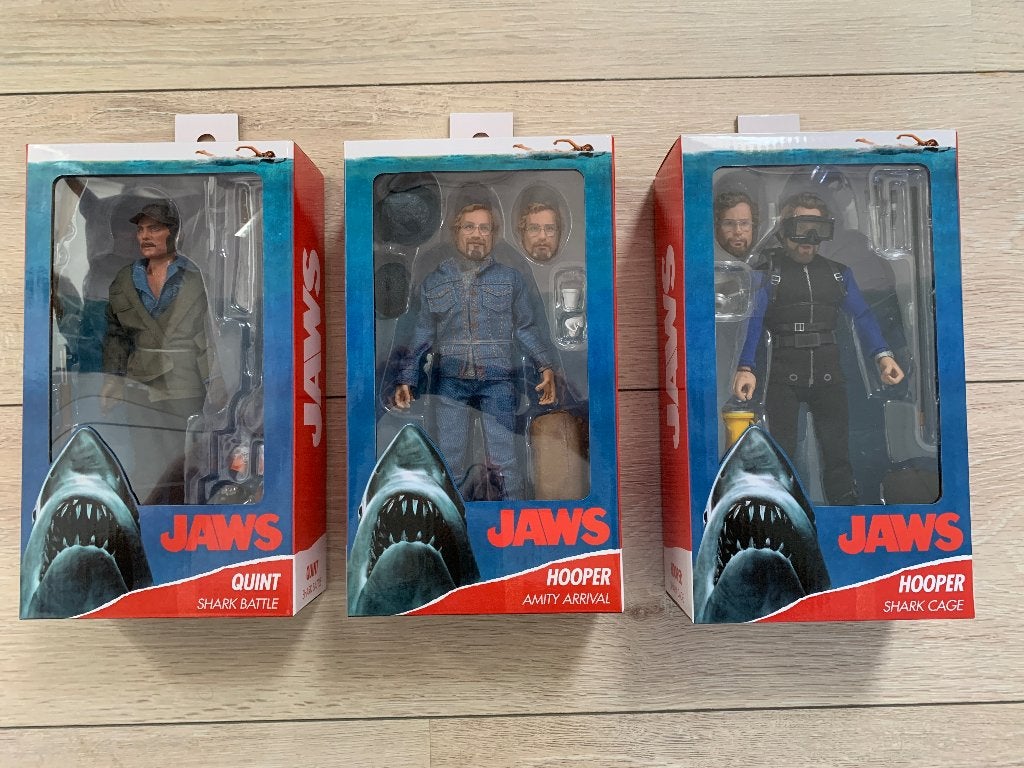 Jaws: Quint, Hooper, Scuba Hooper (NECA) 3 figuren set CLOTH, Ophalen of Verzenden, Nieuw