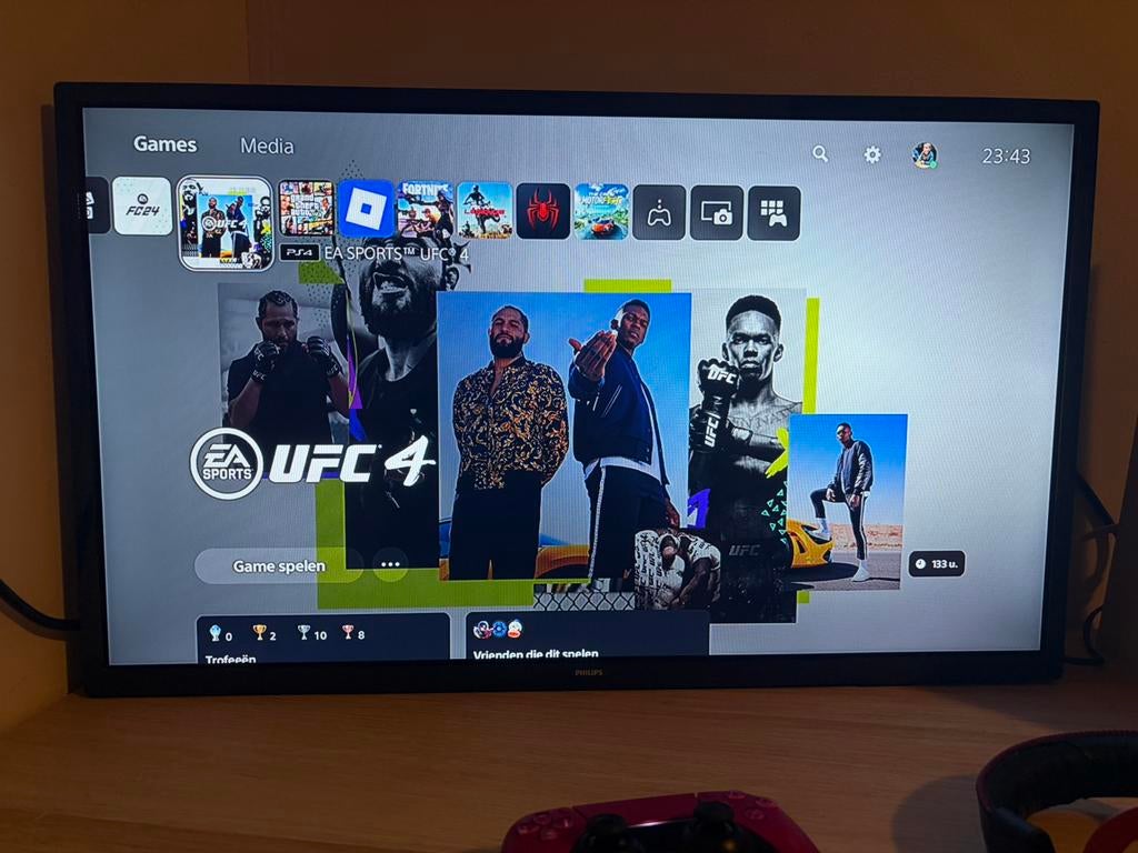 Philips 32 inch tv met ophang beugels, Audio, Tv en Foto, Televisies, Ophalen, Philips, 50 Hz, Zo goed als nieuw