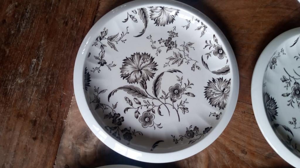 servies Enoch Wedgwood Tunstall gebaksbordjes 8x, Ophalen of Verzenden