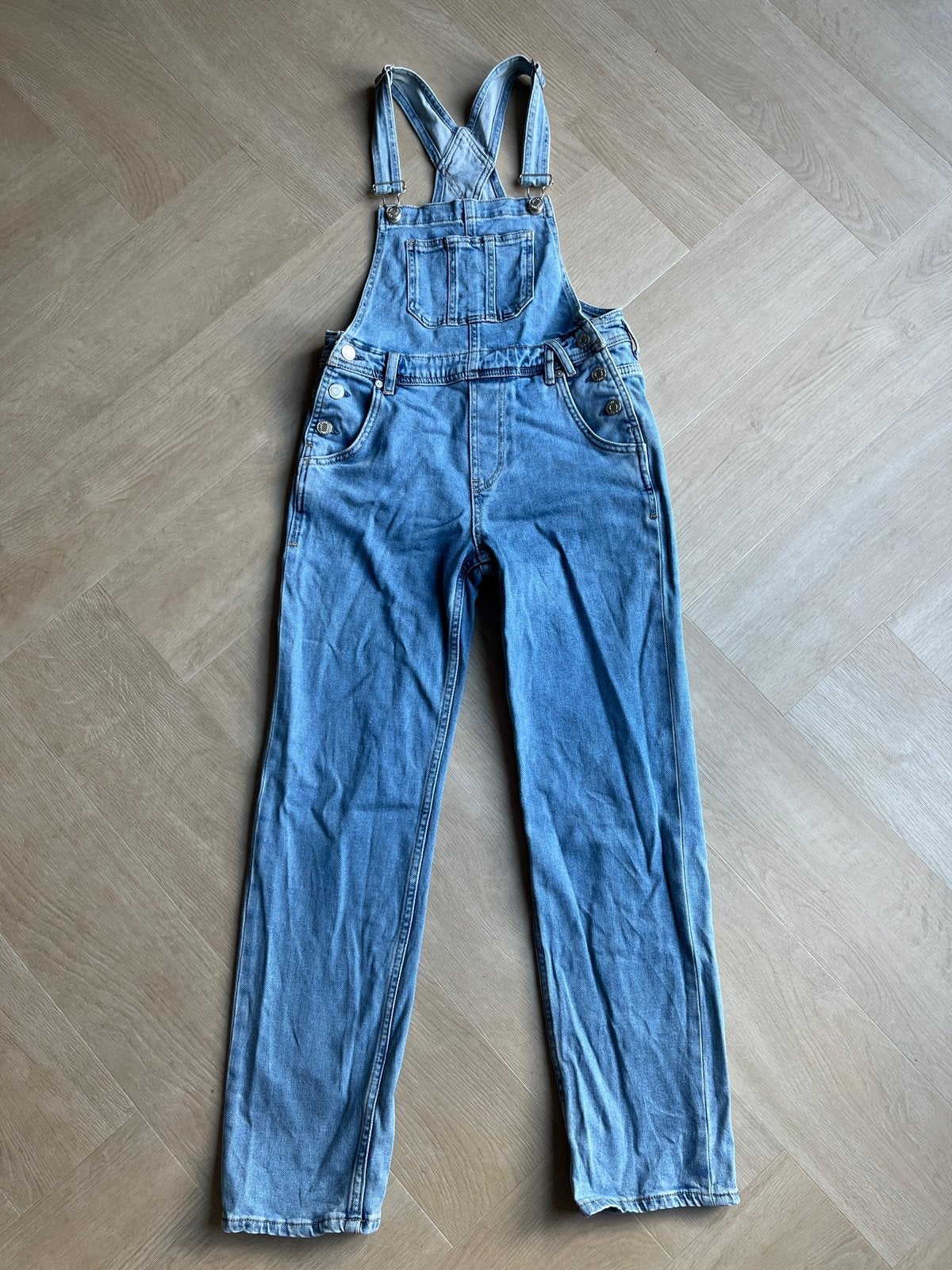 America Today spijker tuinbroek maat 146/152, Kinderen en Baby's, Ophalen of Verzenden, Zo goed als nieuw, Meisje, Broek