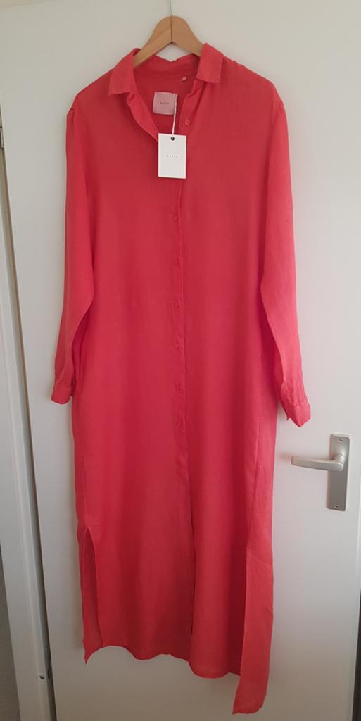 Xacus rode linnen jurk maat 42 NIEUW, Kleding | Dames, Jurken, Maat 42/44 (L), Nieuw, Ophalen of Verzenden, Xacus