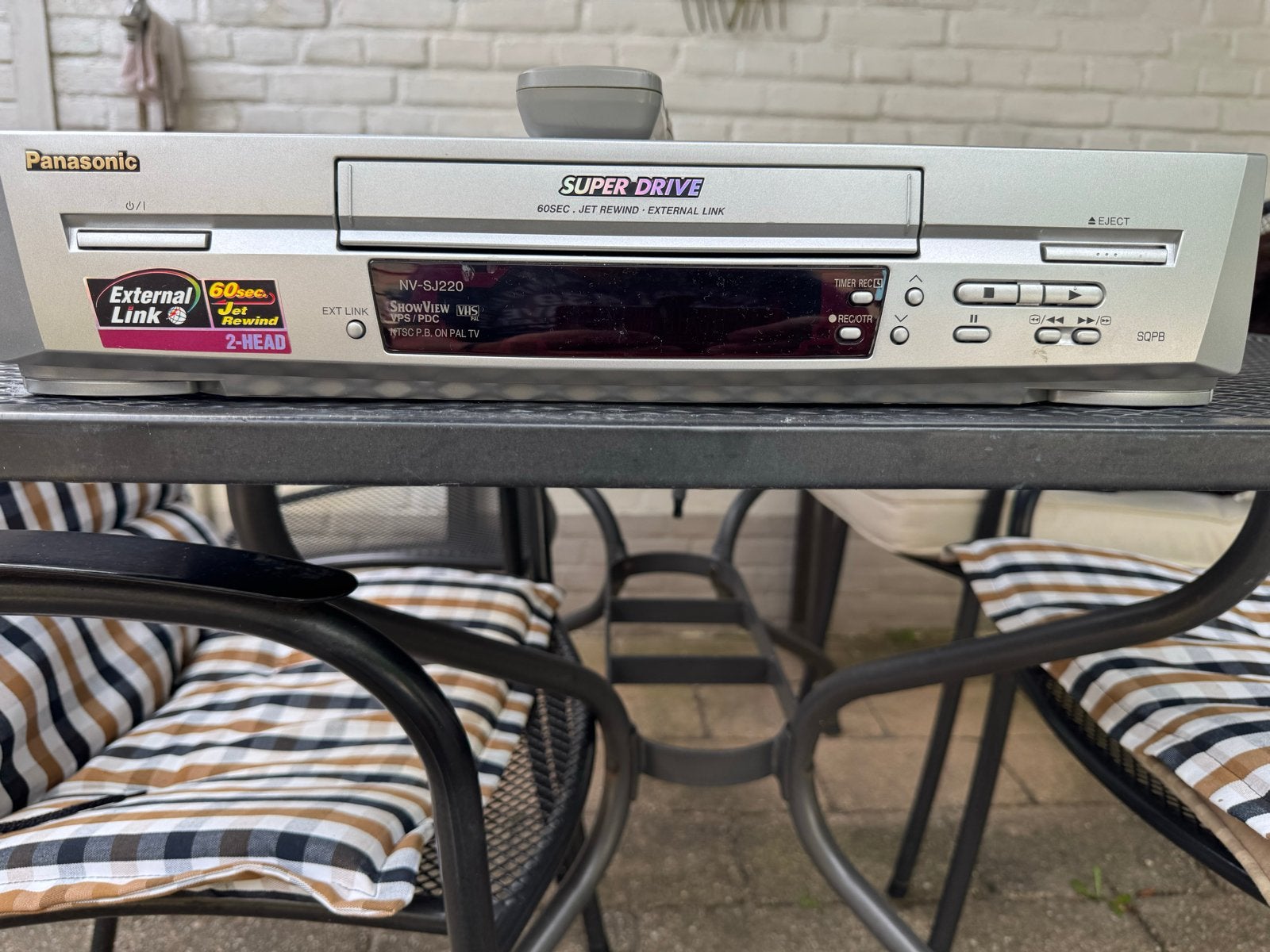 Panasonic NV-SJ220 VHS-speler - Super Drive, Audio, Tv en Foto, Videospelers, Ophalen, Gebruikt, VHS-speler of -recorder