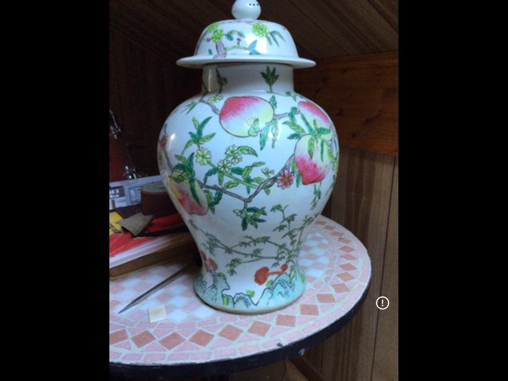 Chinese vaas gestempeld, Antiek en Kunst, Ophalen of Verzenden