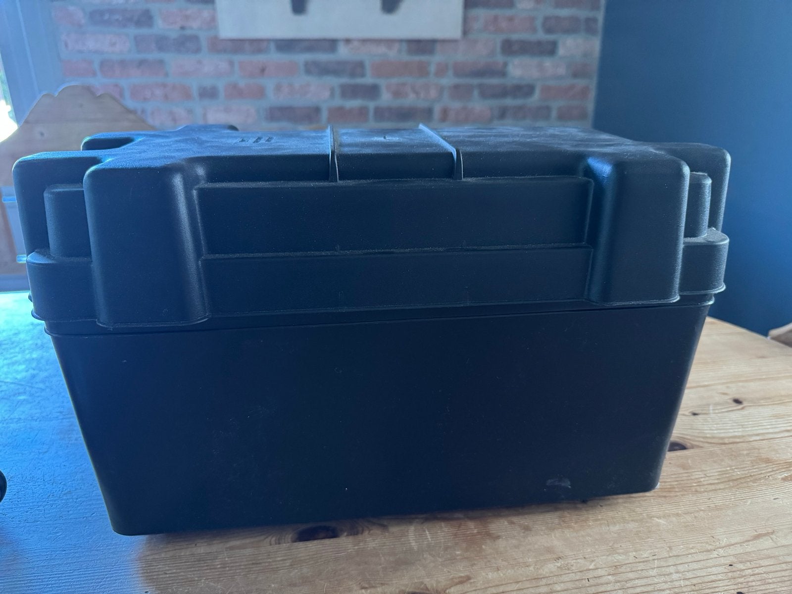 Accubak voor auto of boot - Zwart, stevig en waterdicht, Auto-onderdelen, Gebruikt, Universele onderdelen