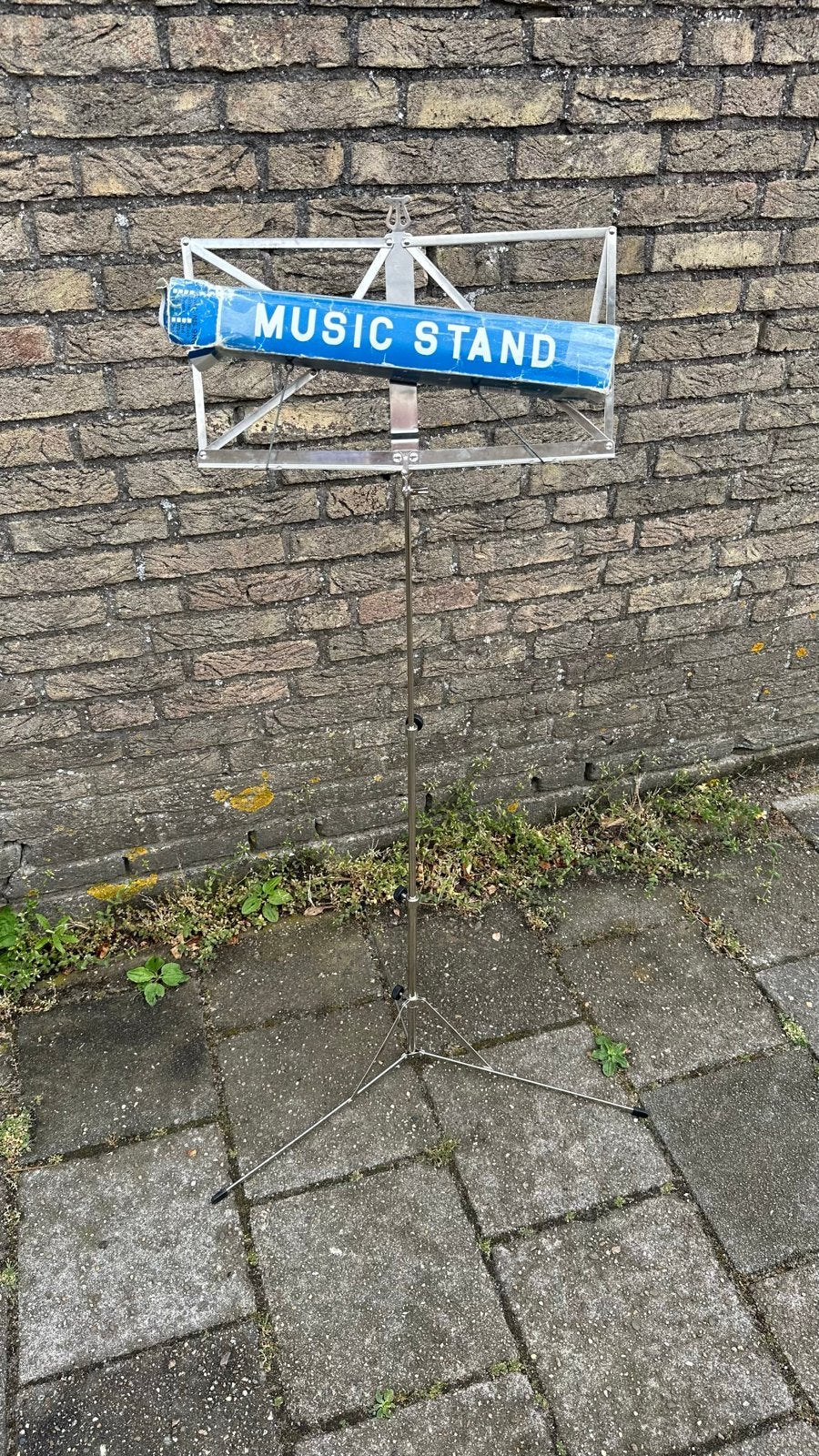 Muziekstandaard - Opvouwbaar en Verstelbaar, Muziek en Instrumenten, Standaards, Zo goed als nieuw, Muziekstandaard, Overige instrumenten