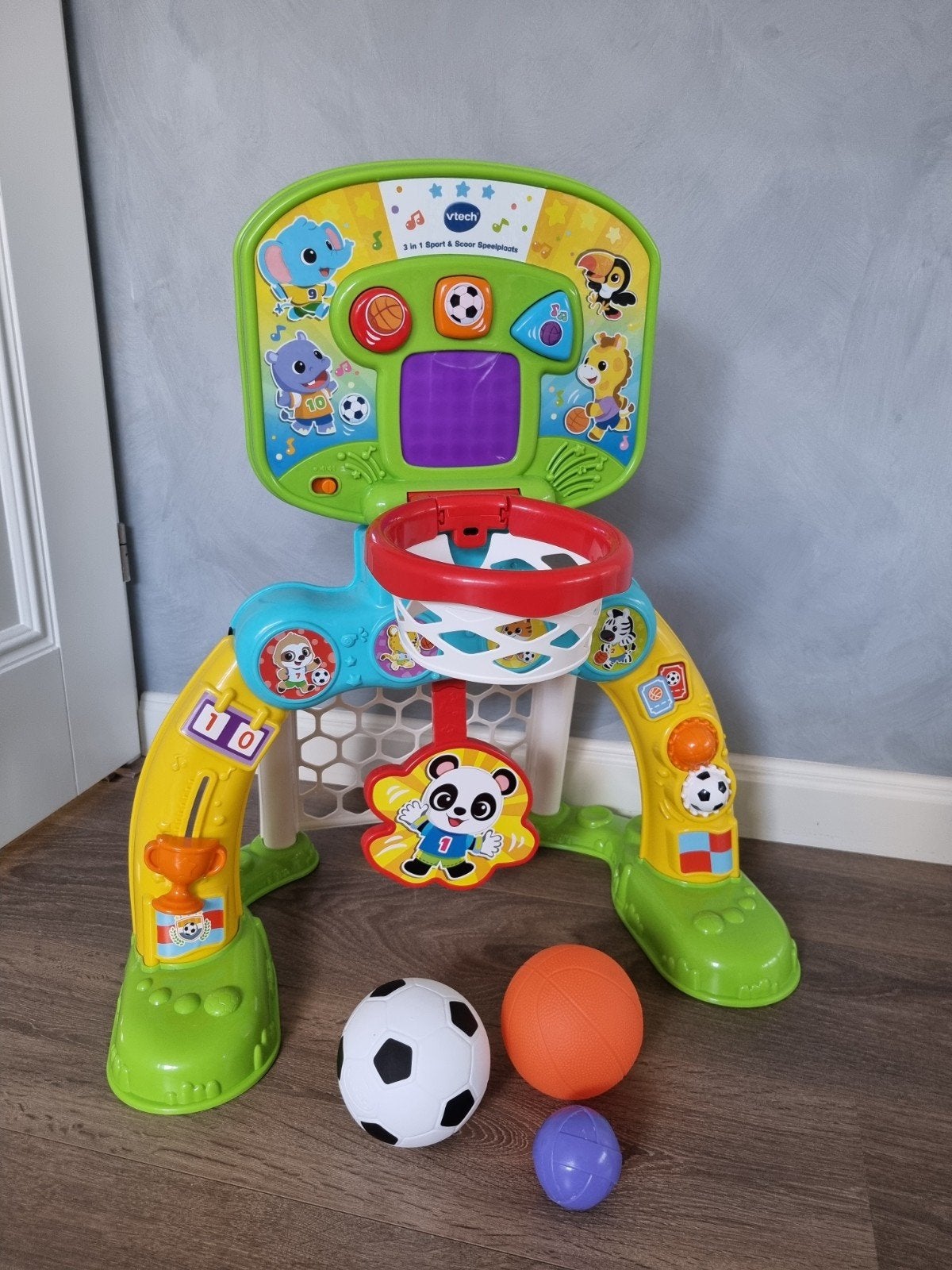 VTech 3-in-1 Sport & Scoor speelplaats, Ophalen, Zo goed als nieuw, 6 maanden tot 2 jaar