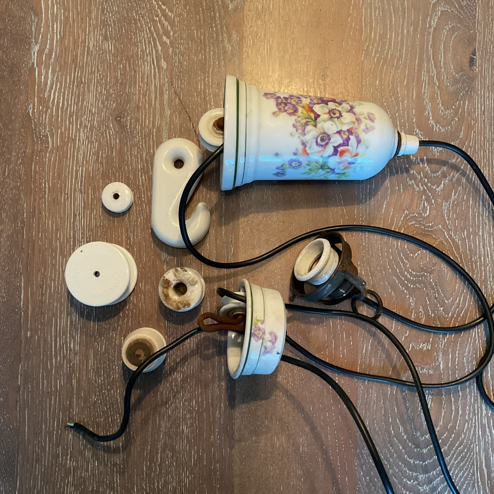Hanglampje, Ophalen of Verzenden, Gebruikt, Overige materialen
