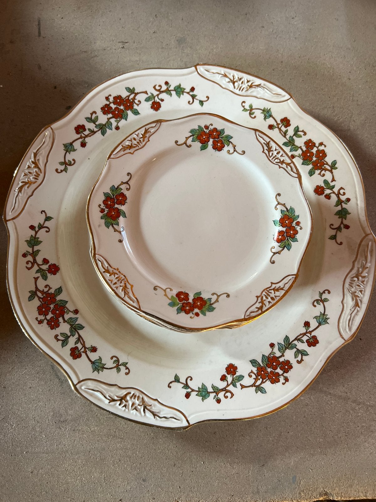 Antiek Scarlet Pimpernel Servies - Morley Fox and Co, Antiek en Kunst, Ophalen of Verzenden