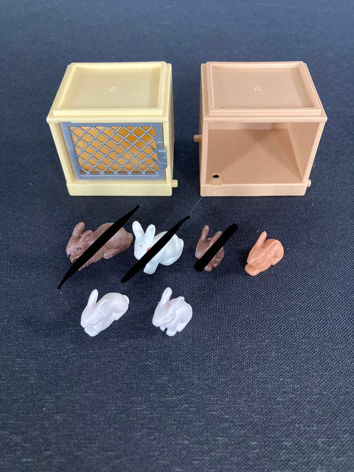 Playmobil konijnen en hok., Ophalen of Verzenden, Zo goed als nieuw