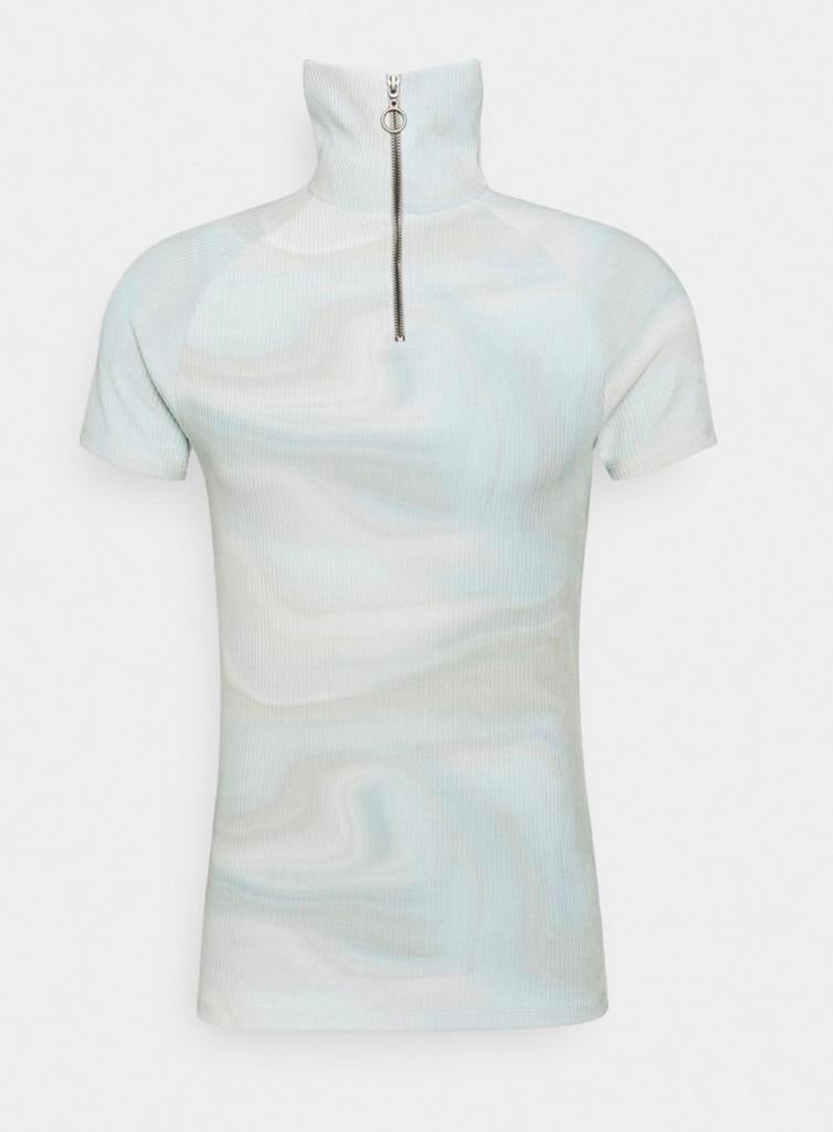 Jaded London T-shirt Groen Marmer Print - Maat L, Ophalen of Verzenden, Zo goed als nieuw, Maat 52/54 (L), Groen