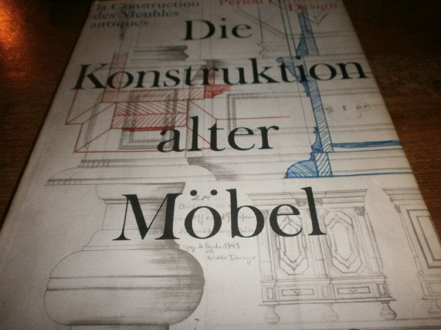 die konstruction alter mobel  erich klatt, Ophalen of Verzenden