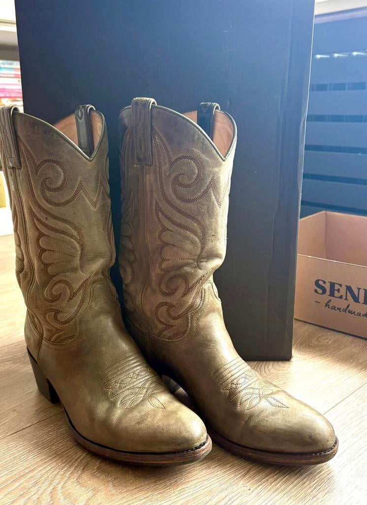 Sendra cowboy laarzen dames, groen, Lage of Enkellaarzen, Ophalen of Verzenden, Gedragen, Groen