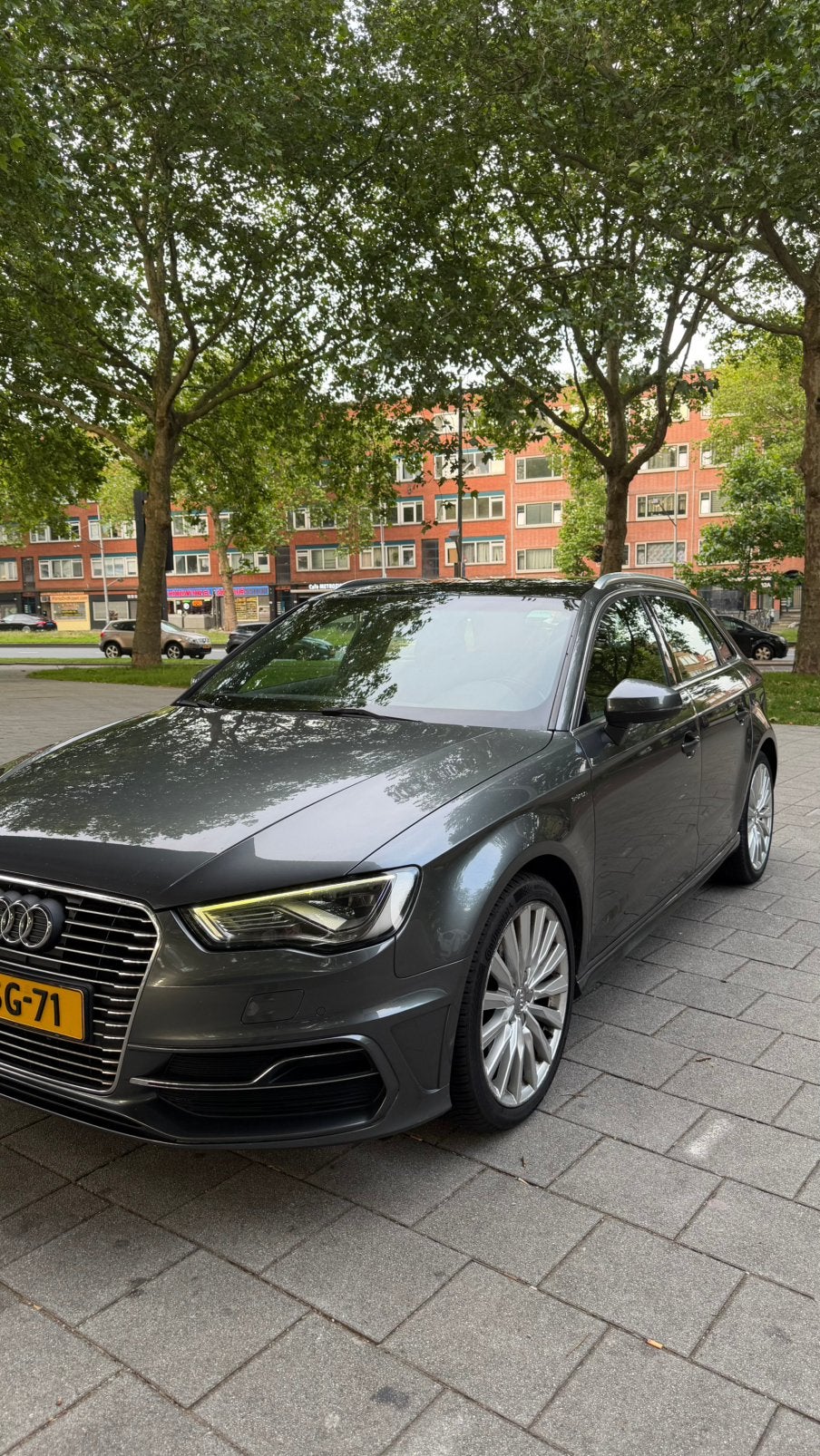 Audi A3 1.4 Tfsi 204pk E-tron Phev S Tronic 2015 Grijs, Auto's, Audi, Zwart, 4 cilinders, 1395 cc, 149 pk