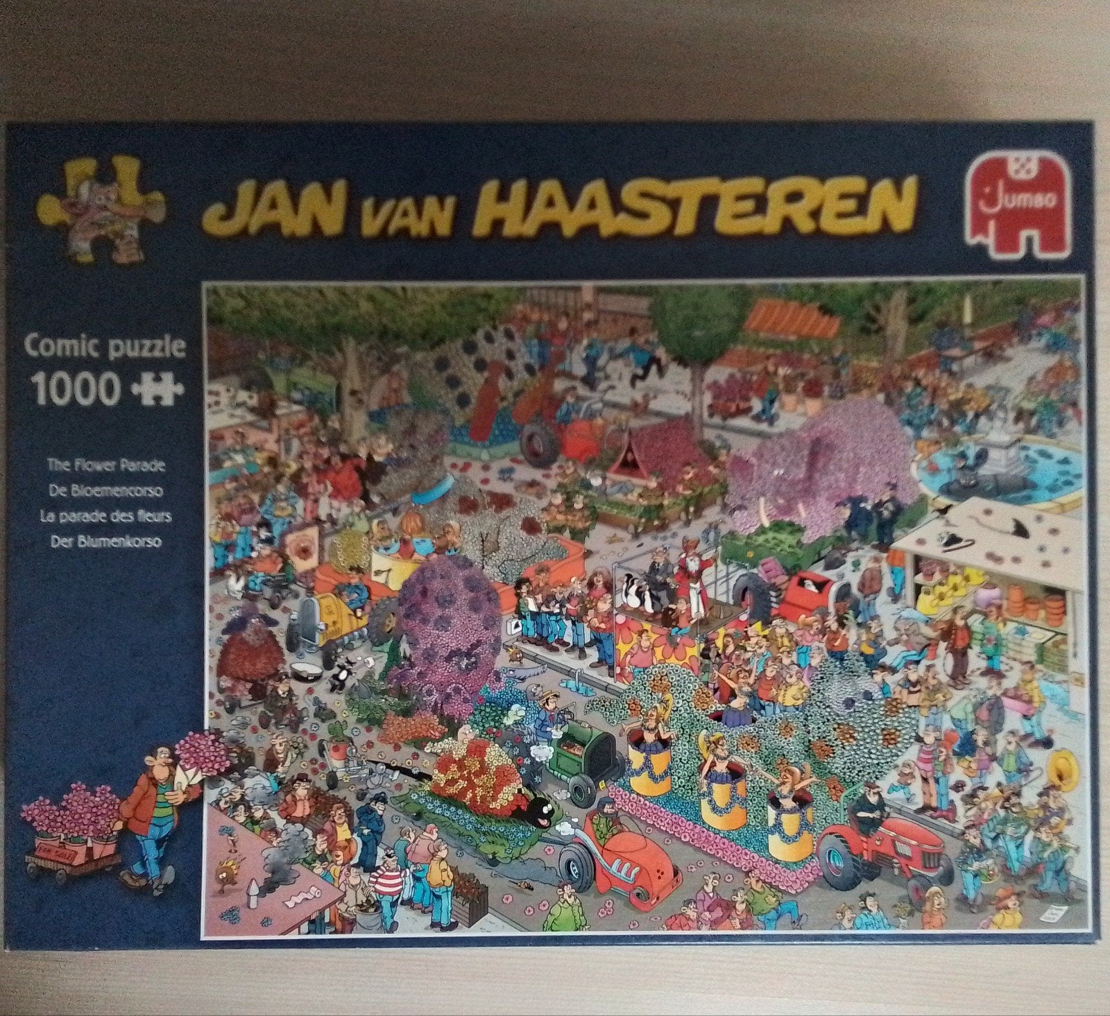 Jan van Haasteren: Bloemencorso 1000 stukjes, Ophalen
