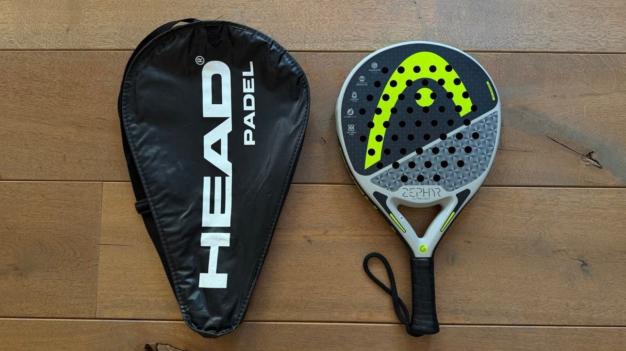 Head Zephyr Ultralight padel racket, Ophalen of Verzenden, Gebruikt