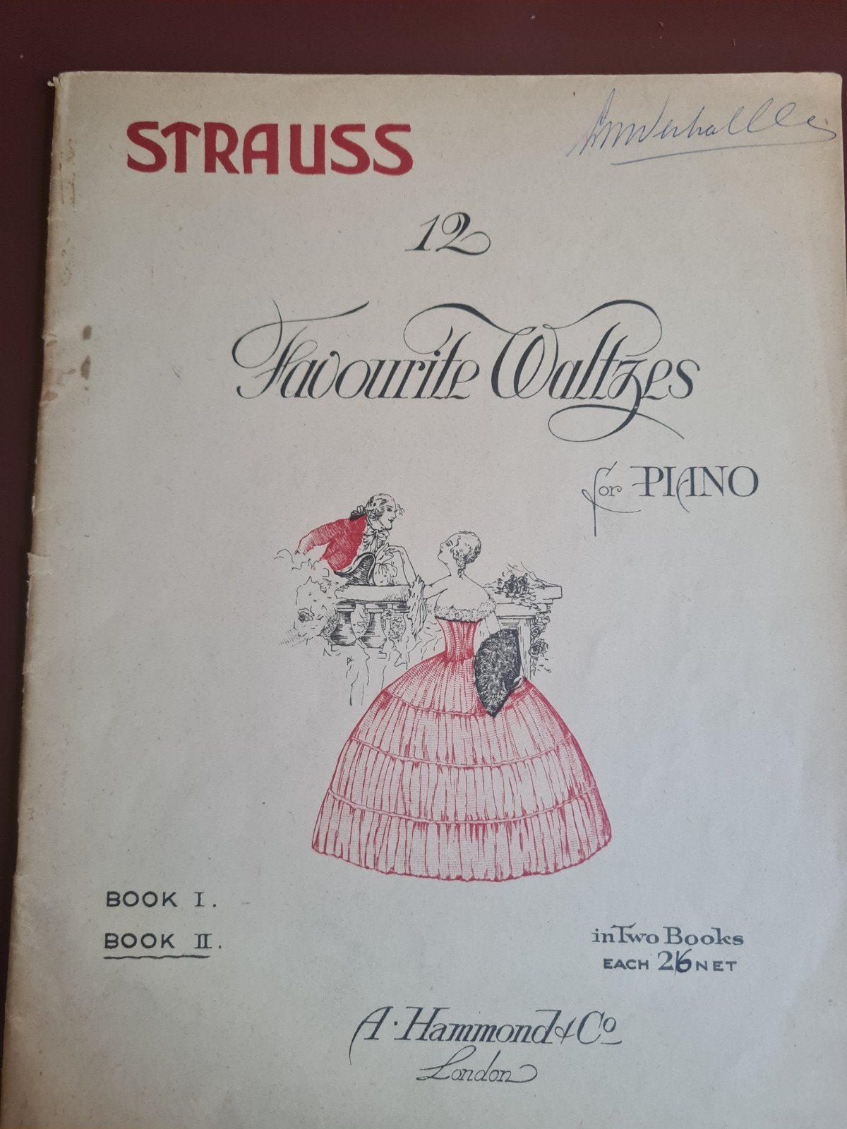 Johann Strauss - 12 Favoriete Walsen vr Piano (Boek I & II), Gebruikt, Klassiek, Ophalen of Verzenden, Artiest of Componist