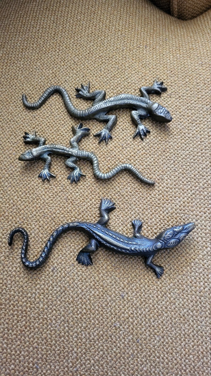 Vintage Messing Salamander, Ophalen of Verzenden