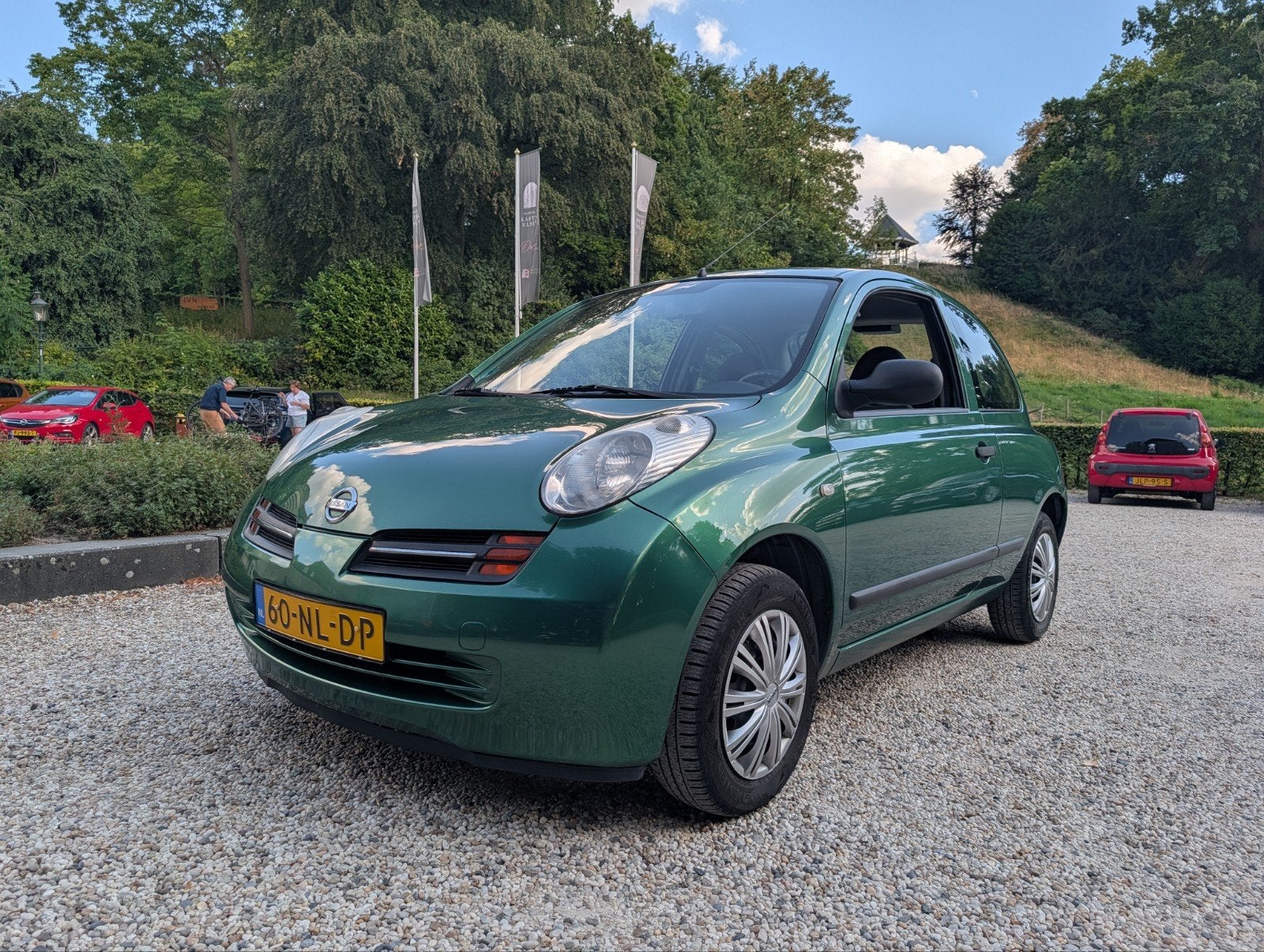 Nissan Micra 1.2 59KW 3DR AUT 2003 Groen, Auto's, 15 km/l, 31 €/maand, 4 cilinders, Origineel Nederlands