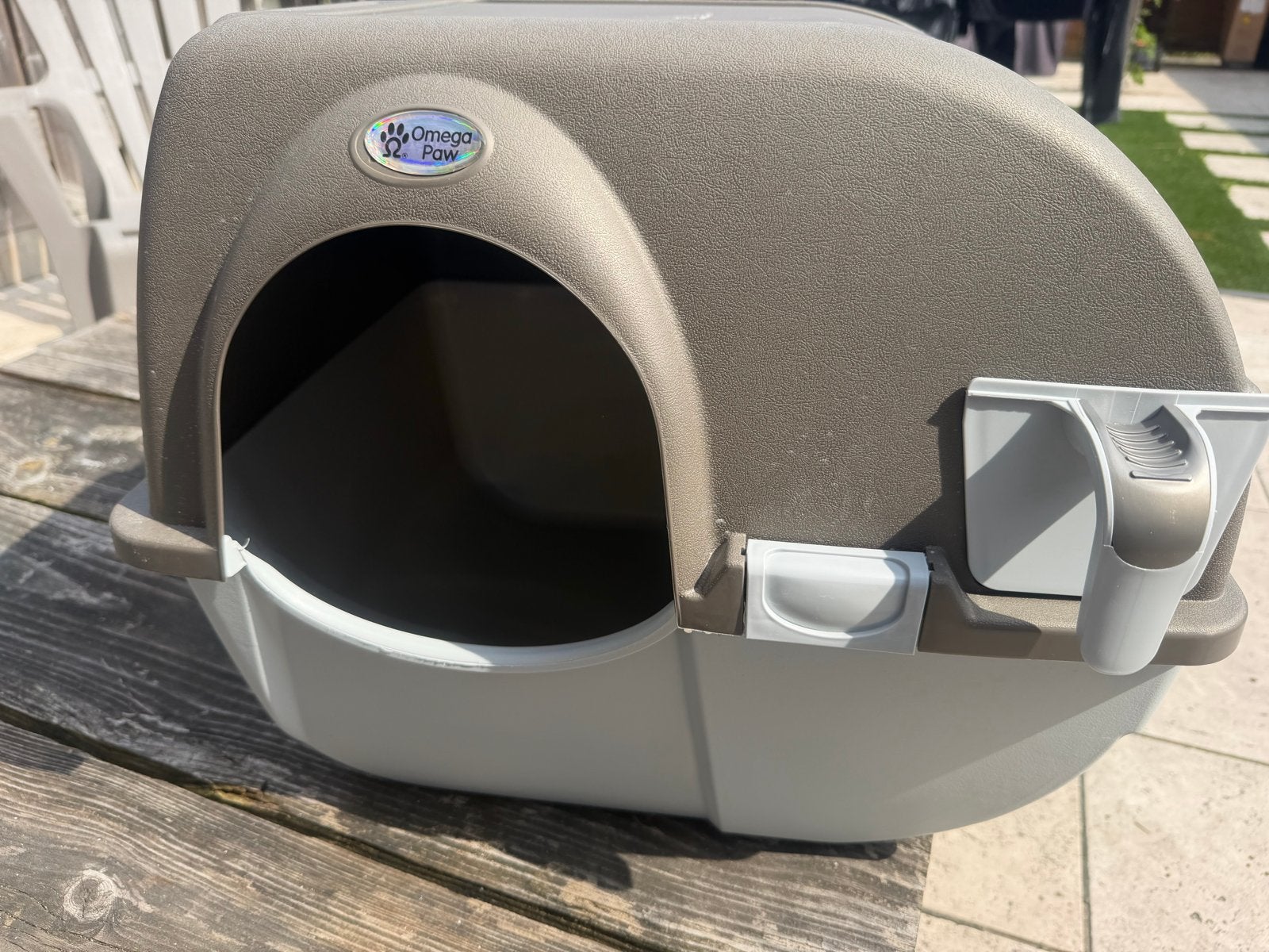 Omegapaw Kattenbak - zo goed als nieuw, Ophalen of Verzenden, Zo goed als nieuw, Open