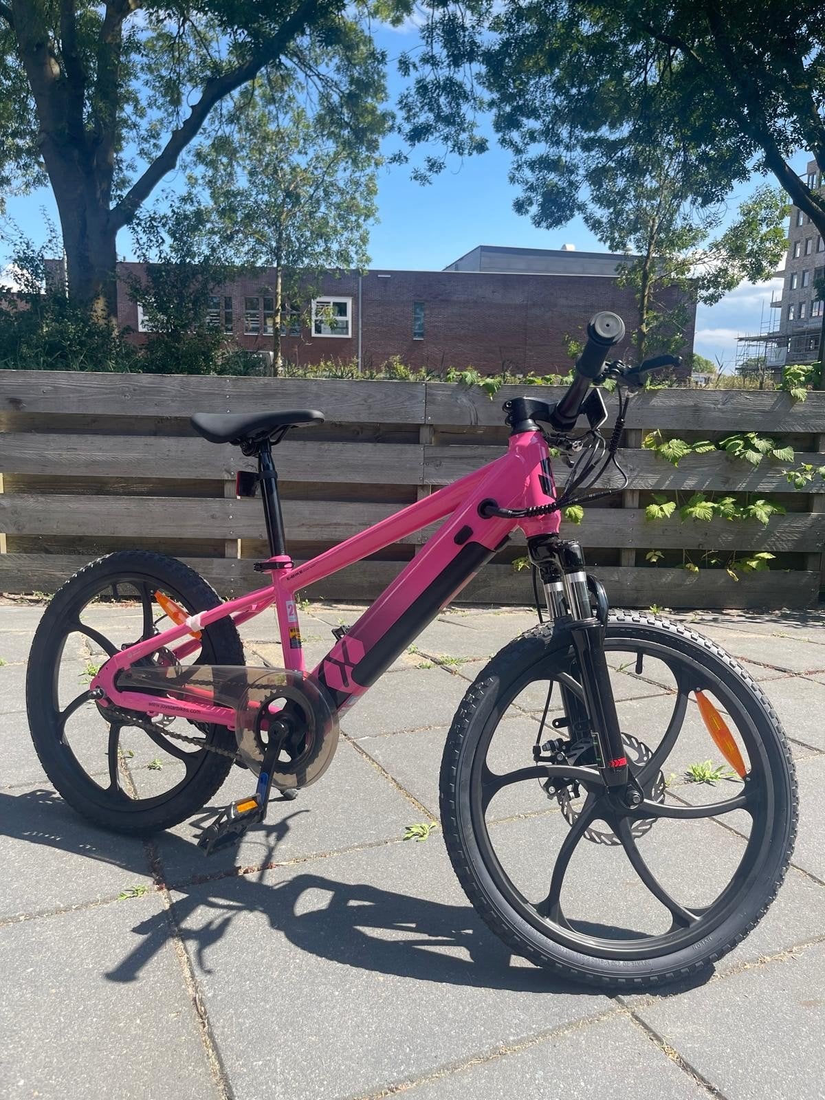 Nieuwe Roze Elektrische Fiets - 20 inch, Nieuw, Minder dan 47 cm, 30 tot 50 km per accu, Ophalen
