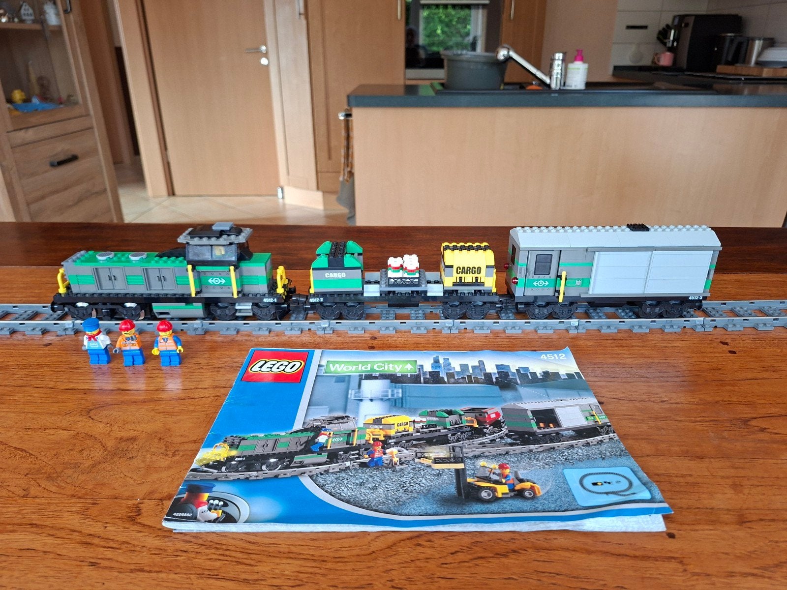 LEGO TREIN 4512 GOEDERENTREN, Lego, Ophalen of Verzenden, Zo goed als nieuw, Inclusief minifiguren