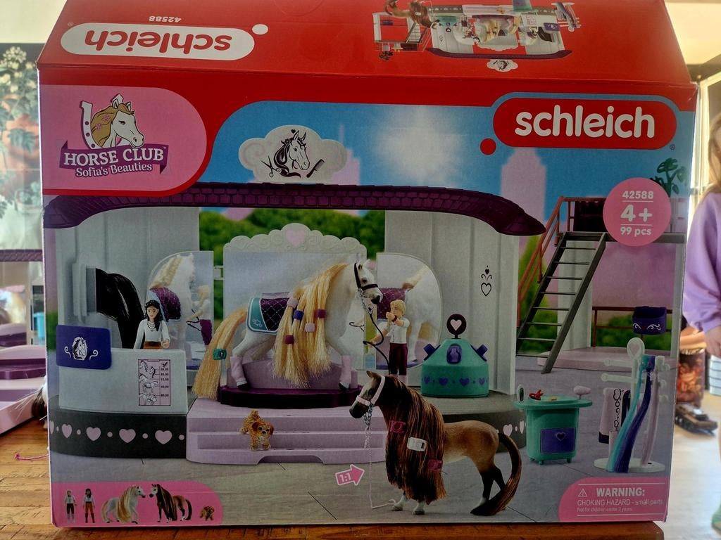 Schleich paarden salon 42588, Ophalen of Verzenden, Zo goed als nieuw