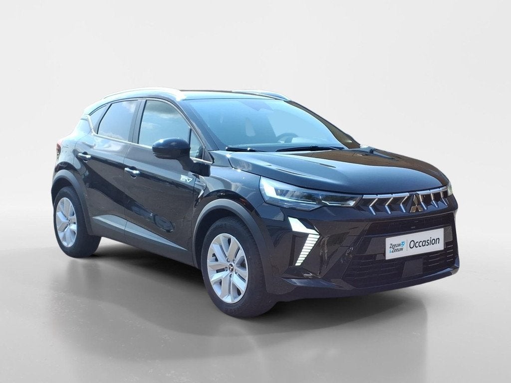 Mitsubishi ASX 1.8 HEV AT Intense | 3.000,- korting | Androi, Auto's, Mitsubishi, Stof, 4 cilinders, Met garantie (alle), Zwart