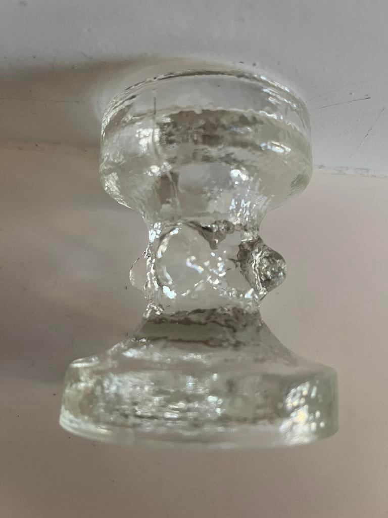 PUKEBERG. —. KANDELAAR. —. ZWEDEN., Antiek en Kunst, Antiek | Glas en Kristal, Ophalen of Verzenden