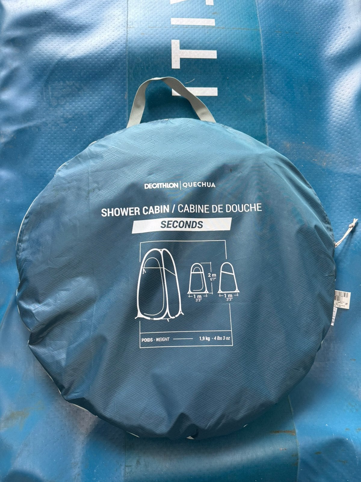 1x Douche tent decathlon pop up., Ophalen of Verzenden, Zo goed als nieuw, Tot en met 2