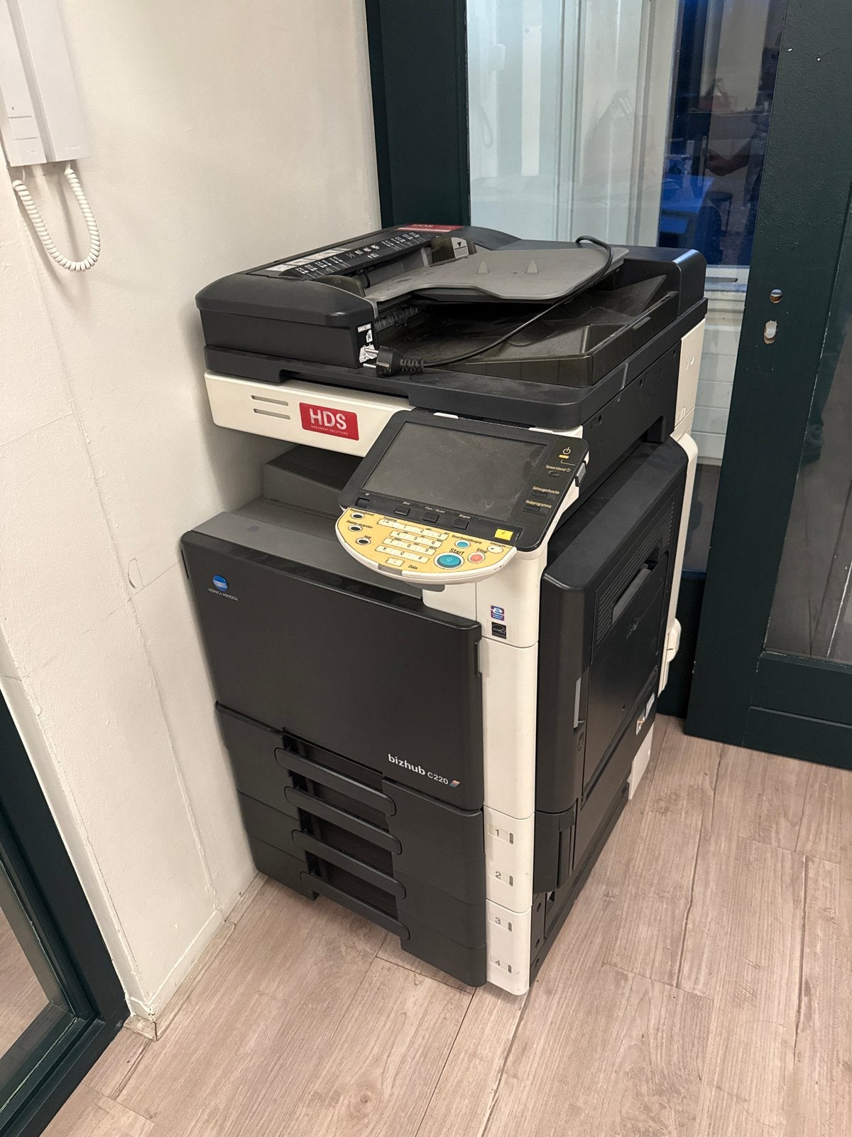 Konica Minolta bizhub C220 All-in-one Printer/Kopieerapparaa, Computers en Software, Printers, Ophalen, Gebruikt, All-in-one, Kleur printen