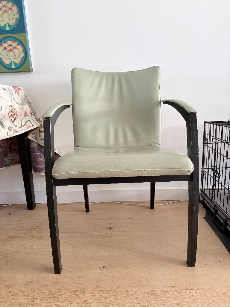LEOLUX cimaronne eetkamerstoel 4x, Huis en Inrichting, Stoelen, Ophalen, Gebruikt, Overige kleuren, Leer