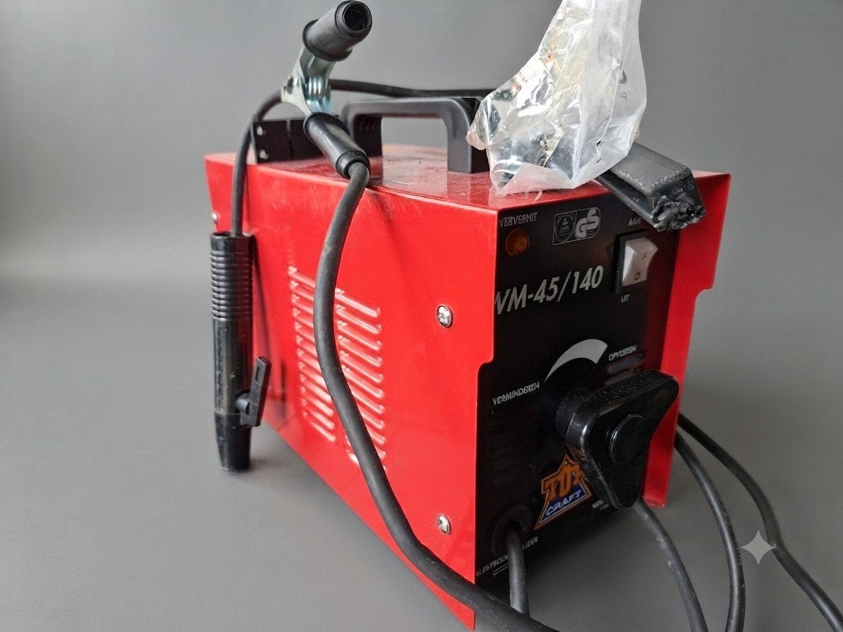 Böhler lasapparaat VM-45/140 met elektroden, Doe-het-zelf en Verbouw, Gereedschap | Lasapparaten, Ophalen of Verzenden, Gebruikt